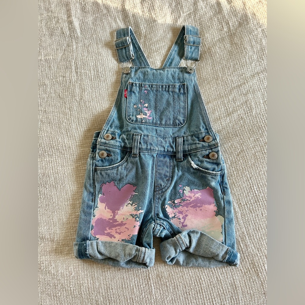 Levi's Paint Splash Kids/Toddler Overalls